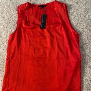 NWT. Banana Republic Burnt Orange Blouse. Size S